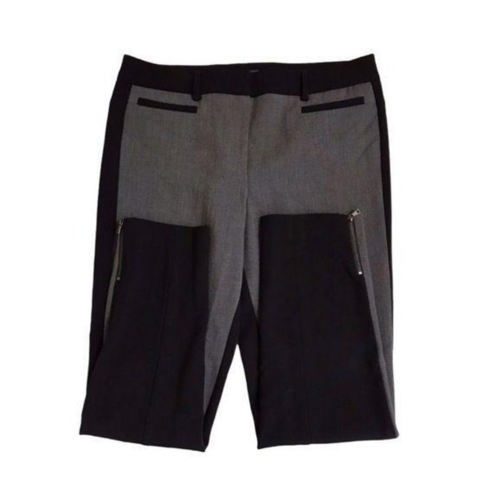 Adrianna Papell 2 Tone Skinny Ankle Pants 12